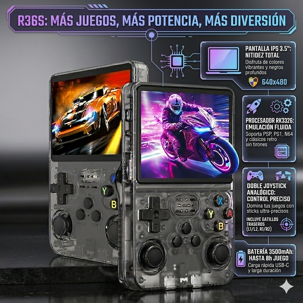 Consola Portátil de Alto Rendimiento.